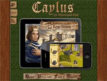 Tablet Screenshot of caylus.bigdaddyscreations.com